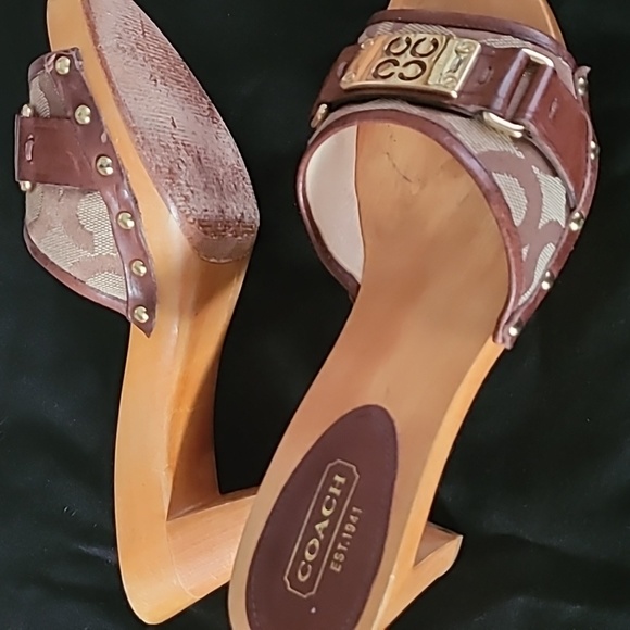 Coach mule wooden sandals - Picture 5 of 7